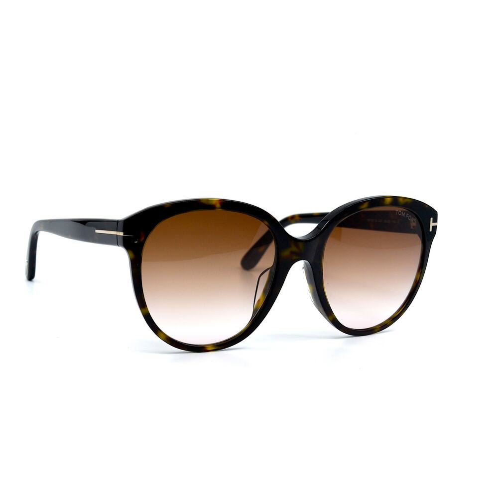 NEW TOM FORD TF957-D/S 52F HAVANA BROWN GRADIENT OVERSIZED AUTHENTIC SUN… - Picture 3 of 12